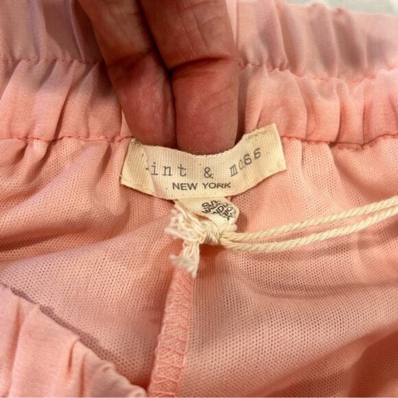 NWT Flint  Moss  Pink Chiffon Flowy Full Skirt - Picture 7 of 10